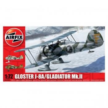 Kit Aeromodele Airfix 2063 Avion Gloster Gladiator J-8a/gladiator Mk.ii Scara 1:72