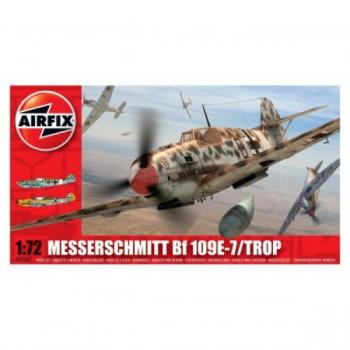 Kit Aeromodele Airfix 02062 Avion Messerschmitt Bf 109e-7/trop Scara 1:72