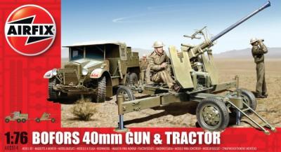 Airfix Bofors 40mm Gun And Tractor