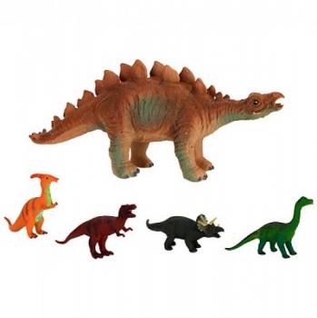 Figurina Dinozaur Moale Cu Sunete Specifice 25 Cm