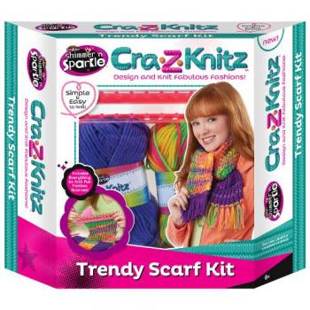 Set De Crosetat Ultimate Designer Cra-z-knitz Esarfa