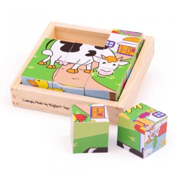 Puzzle cubic - animale domestice