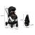 Lionelo - Carucior sport Dani, De la nastere, Cu accesorii, Cu sezut reversibil, 0- 15 kg, Negru Onyx