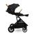 Lionelo - Carucior sport Dani, De la nastere, Cu accesorii, Cu sezut reversibil, 0- 15 kg, Negru Onyx