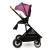 Lionelo - Carucior sport Riya, De la nastere, Cu accesorii, Cu sezut reversibil, 0- 15 kg, Roz/Violet