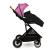 Lionelo - Carucior sport Riya, De la nastere, Cu accesorii, Cu sezut reversibil, 0- 15 kg, Roz/Violet