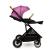 Lionelo - Carucior sport Riya, De la nastere, Cu accesorii, Cu sezut reversibil, 0- 15 kg, Roz/Violet
