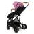 Lionelo - Carucior sport Riya, De la nastere, Cu accesorii, Cu sezut reversibil, 0- 15 kg, Roz/Violet