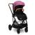 Lionelo - Carucior sport Riya, De la nastere, Cu accesorii, Cu sezut reversibil, 0- 15 kg, Roz/Violet