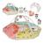 Lionelo - Salteluta interactiva Jenny cu jucarii, 130x130 cm, Multicolor