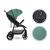 Lionelo - Carucior sport Zoey, De la nastere, Cu accesorii, Cadru din aluminiu, 0- 15 kg, Verde