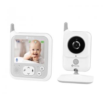 Lionelo - Videofon Babyline 7.1 , Cu melodii, Cu lampa inclusa