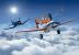 Fototapet "avioane Deasupra Norilor" - Colectia Disney