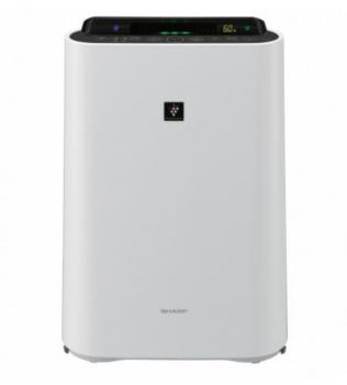 Purificator de aer sharp kc-d60euw, functie de umidificare activa, tehnologie plasmacluster, 3l