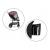 Lionelo - Carucior sport Zoey, De la nastere, Cu accesorii, Cadru din aluminiu, 0- 15 kg, Roz