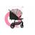 Lionelo - Carucior sport Zoey, De la nastere, Cu accesorii, Cadru din aluminiu, 0- 15 kg, Roz