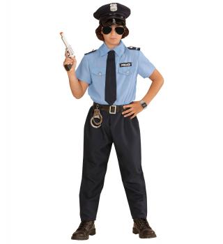 Costum politist baiat - 5 - 7 ani / 128 cm