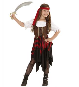 Costum piratesa - 8 - 10 ani / 140 cm