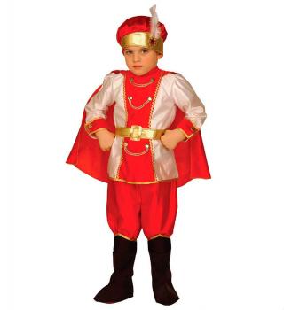 Costum print rosu - 3 - 4 ani / 110 cm