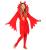 Costum rosu diavolita copii halloween - 5 - 7 ani / 128 cm