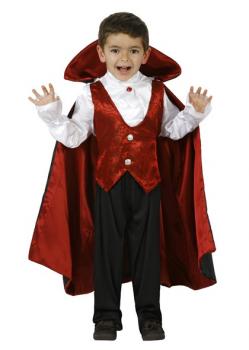 Costum vampir rosu baietel - 8 - 10 ani / 140 cm