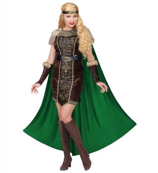 Costum viking dama premium - m   marimea m
