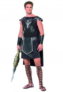Costum gladiator negru - l   marimea l