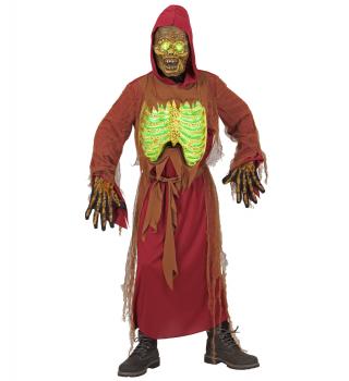 Costum schelet zombie radioactiv - 11 - 13 ani / 158 cm