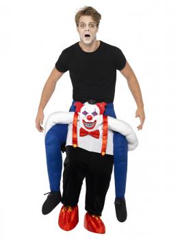 Costum clown horror piggyback