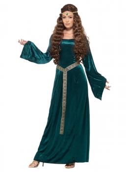 Costum printesa medievala verde - m   marimea m
