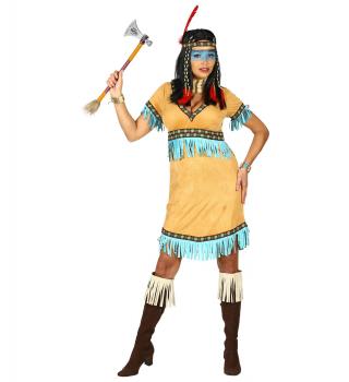 Costum indian nativ dama - s   marimea s