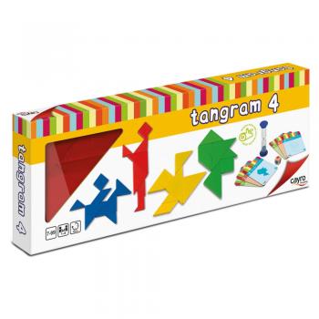 Joc tangram lemn, 4 jucatori, cayro