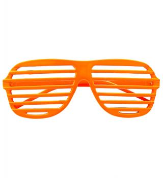 Ochelari disco neon portocalii