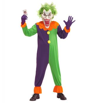 Costum joker diabolic copil - 14 - 16 ani / 164 cm