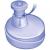 Cana kids cup girl pp 330 ml, antipicurare, cu clip de prindere ,18+ luni, nip 35052