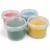 Set plastilina organica, pentru copii, 2 ani+, la tub, 4 culori, moale, nelipicioasa, usor de modelat, grunspecht 680-00
