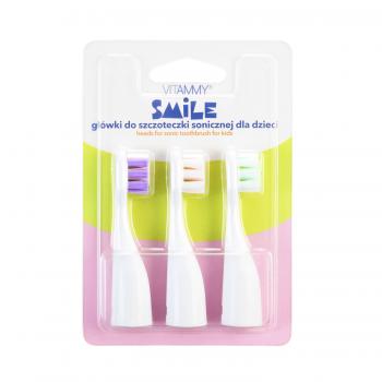 Set 3 rezerve periuta de dinti VITAMMY Smile TH1804-3, Set II, roz