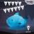 Lampa de veghe cu led, cu oprire cronometrata, forma rechin, albastra, lumilu sea life shark, reer 52303