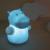 Lampa de veghe cu led, forma hipopotam, albastru, lumilu mini zoo hippo, reer 52353
