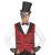 Vesta vintage burgundy jacquard - ml   marimea ml