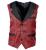 Vesta vintage burgundy jacquard - ml   marimea ml