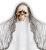 Decor grim reaper alb 61 cm