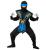 Costum ninja copii kombat albastru - 8 - 10 ani / 140 cm