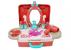 Set de frumuseste cu accesorii, masa de toaleta pentru fetite intr-o servieta rosie, leantoys, 7374