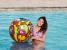 Minge gonflabila de plaja si piscina, multicolora, 91 cm, bestway, 31044