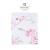 MimiNu - Cearceaf cu elastic pentru patut 140X70 cm, Din bumbac, Peonie Pink