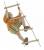 Scara Franghie, Wooden Rungs Rope Ladder Pp 10 - 2,40m - 5 Trepte