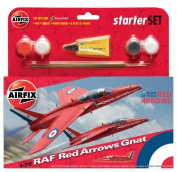 Kit Constructie Avion Raf Red Arrows  Gnat