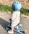 Casca de protectie pentru copii, sistem de reglare magnetic cu led, s-m, 51-55 cm, 3 ani+, steel, scoot  ride