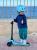Casca de protectie pentru copii, sistem de reglare magnetic cu led, s-m, 51-55 cm, 3 ani+, blueberry, scoot  ride